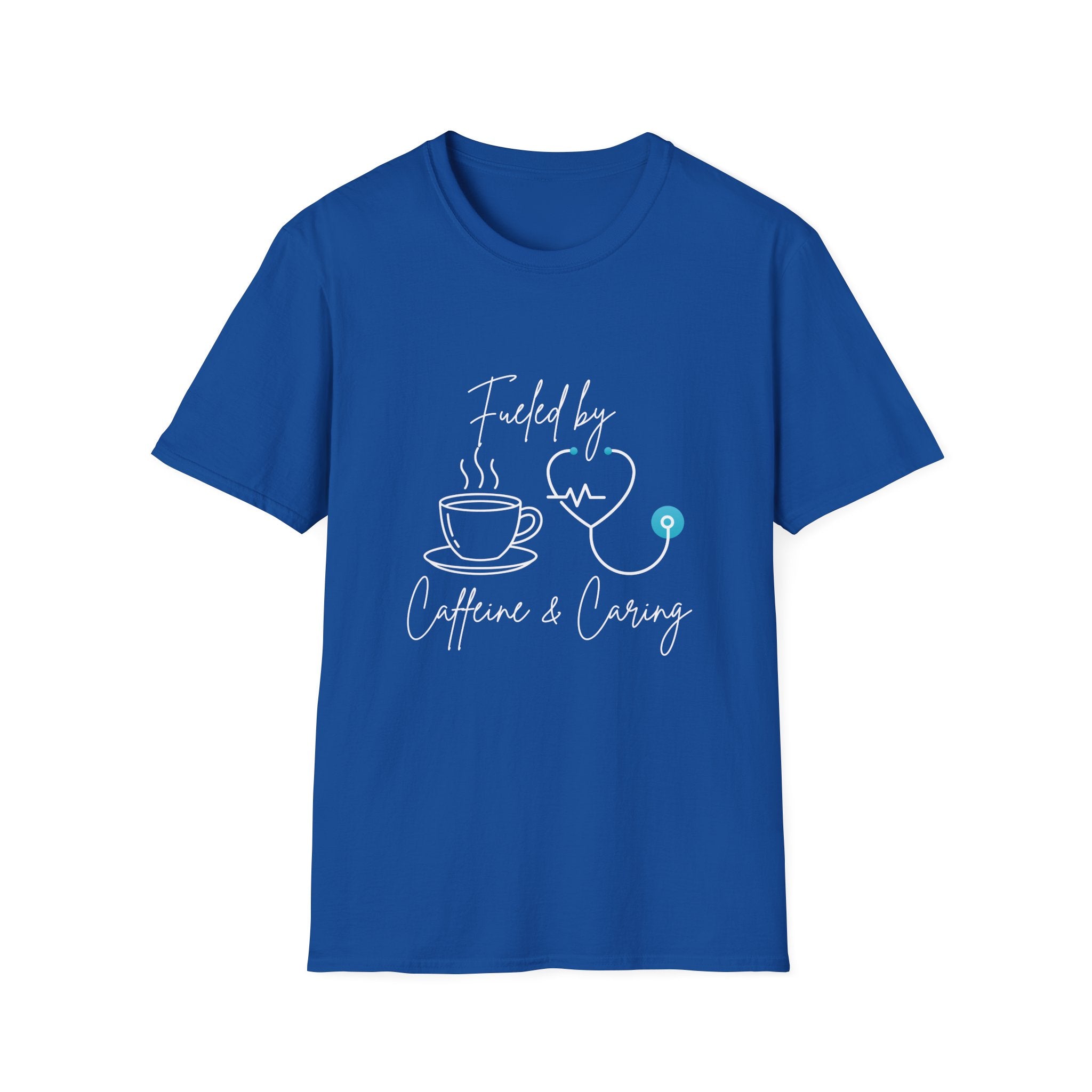 Fueled By Caffeine & Caring Nurse T-Shirt