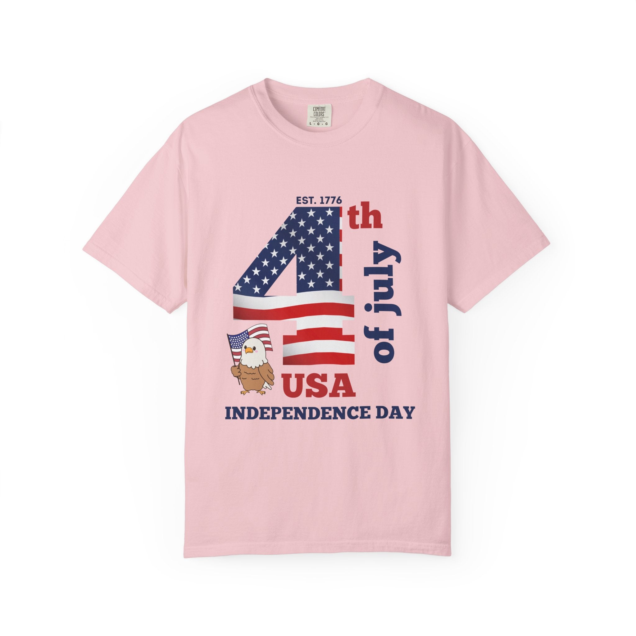 4th of July Patriotic T-Shirt | American Flag Independence Day Shirt | USA Freedom Graphic Tee