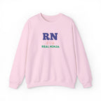 RN Real Ninja Sweatshirt - Nurse RN Graphic Crewneck