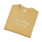 Certified Crazy Dog Lady Embroidered T-Shirt | Funny Dog Mom Tee