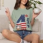 4th of July Patriotic T-Shirt | American Flag Independence Day Shirt | USA Freedom Graphic Tee