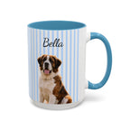 Personalized Dog Portrait Mug | Custom Pet Photo Coffee Cup