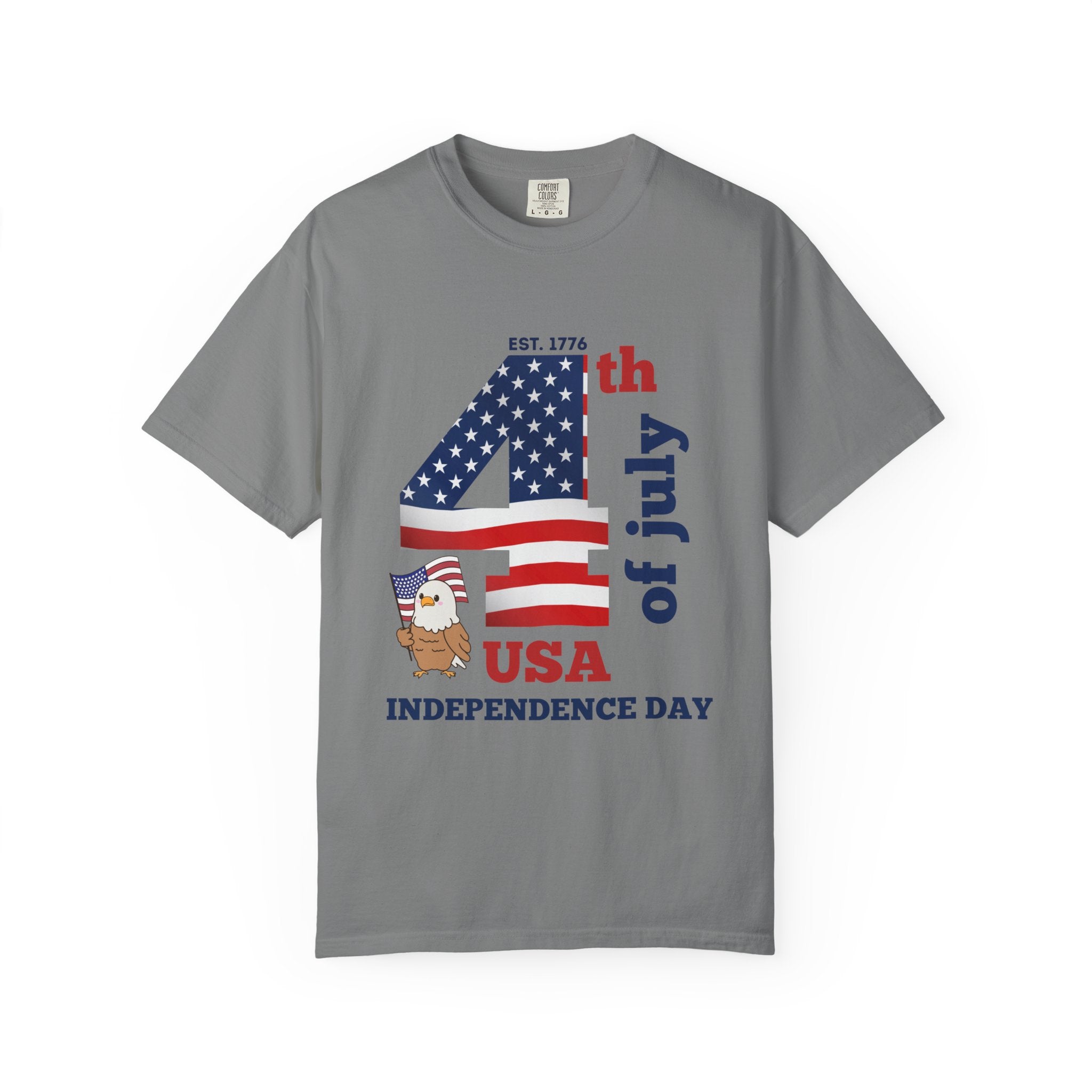 4th of July Patriotic T-Shirt | American Flag Independence Day Shirt | USA Freedom Graphic Tee