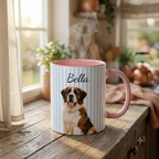 Personalized Dog Portrait Mug | Custom Pet Photo Coffee Cup