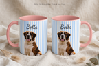 Personalized Dog Portrait Mug | Custom Pet Photo Coffee Cup