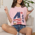 4th of July Patriotic T-Shirt | American Flag Independence Day Shirt | USA Freedom Graphic Tee