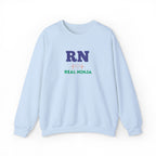 RN Real Ninja Sweatshirt - Nurse RN Graphic Crewneck