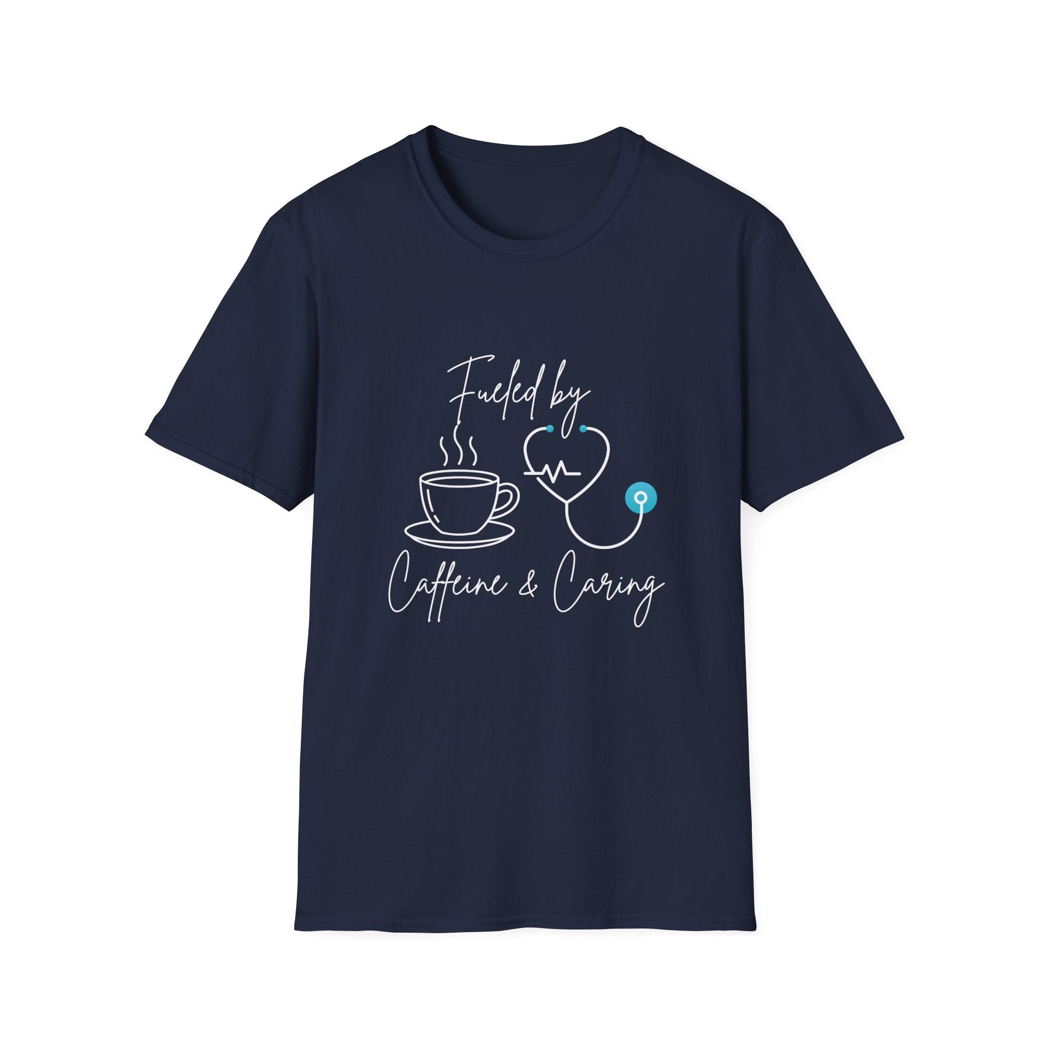 Fueled By Caffeine & Caring Nurse T-Shirt