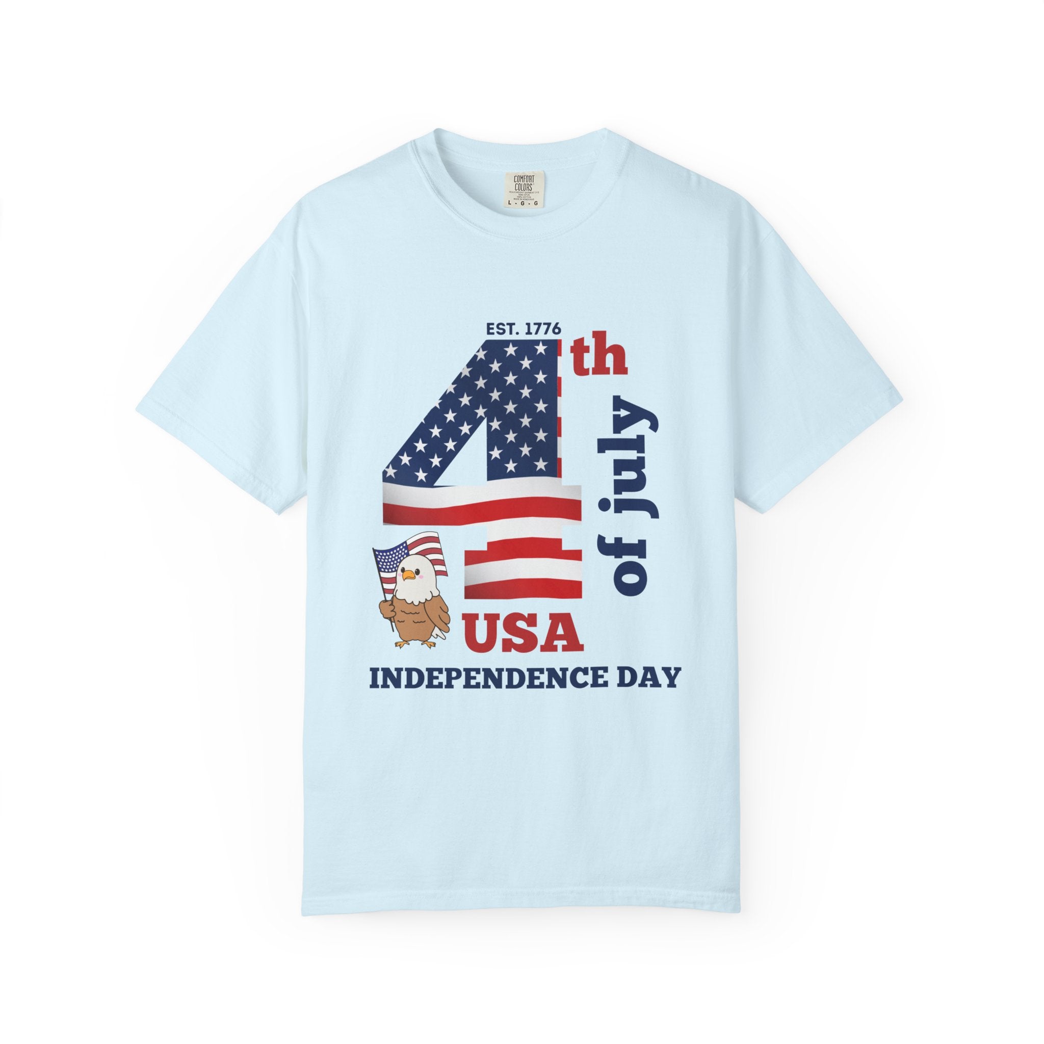 4th of July Patriotic T-Shirt | American Flag Independence Day Shirt | USA Freedom Graphic Tee