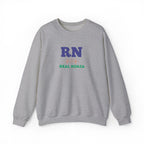 RN Real Ninja Sweatshirt - Nurse RN Graphic Crewneck
