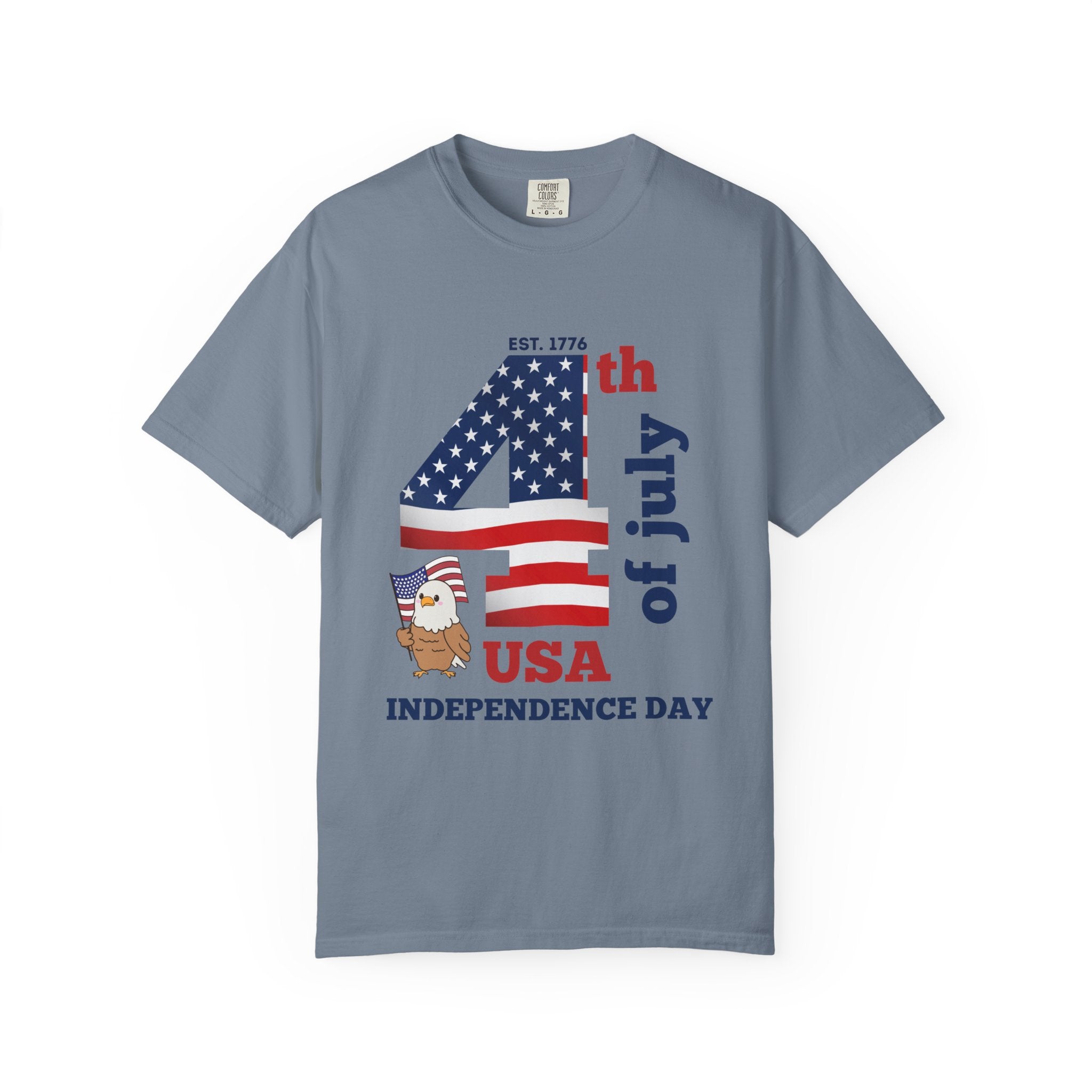 4th of July Patriotic T-Shirt | American Flag Independence Day Shirt | USA Freedom Graphic Tee