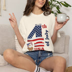4th of July Patriotic T-Shirt | American Flag Independence Day Shirt | USA Freedom Graphic Tee