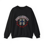 Faith & Freedom cross sweatshirt | Patriotic, faith-based July 4th vintage Americana