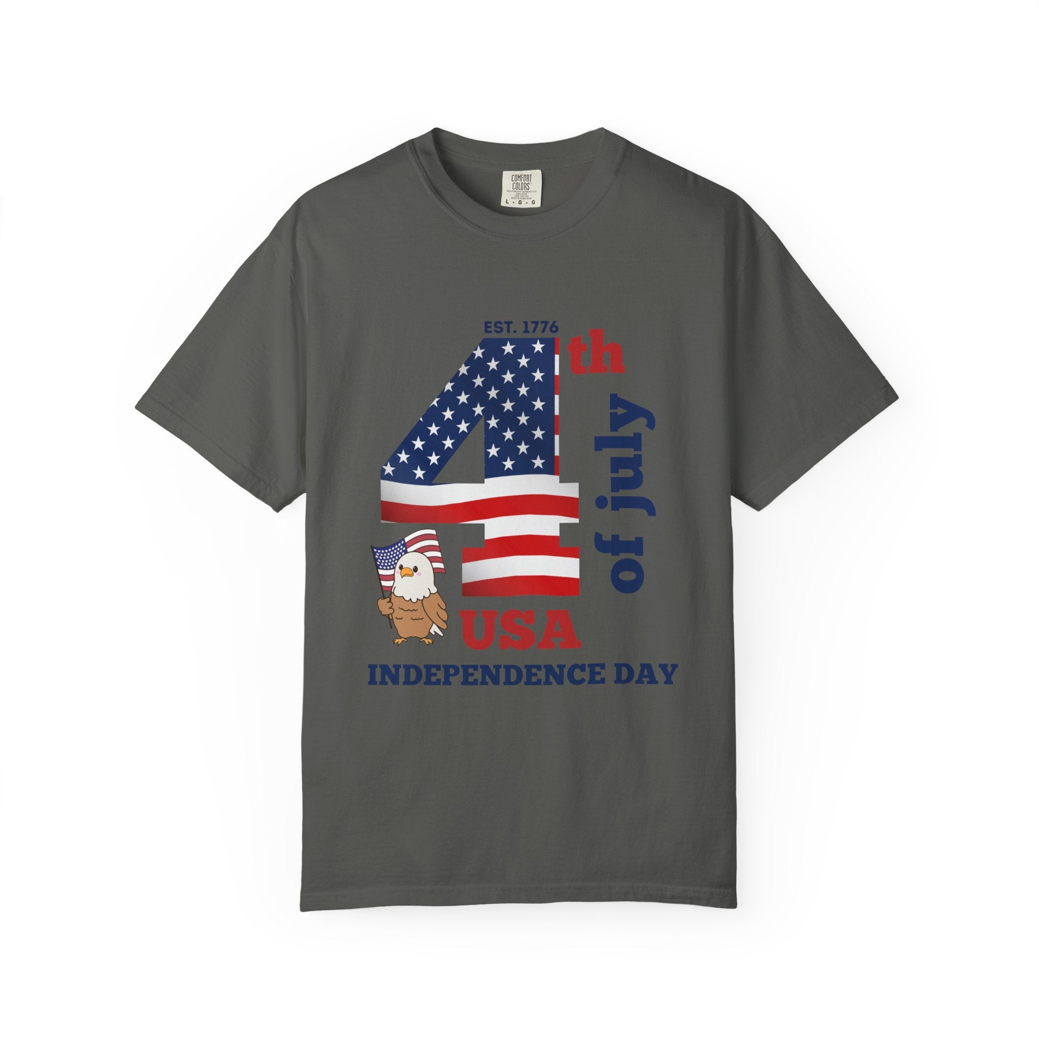 4th of July Patriotic T-Shirt | American Flag Independence Day Shirt | USA Freedom Graphic Tee