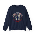 Faith & Freedom cross sweatshirt | Patriotic, faith-based July 4th vintage Americana