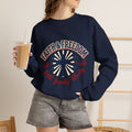 Faith & Freedom cross sweatshirt | Patriotic, faith-based July 4th vintage Americana