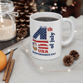 Independence Day Ceramic Mug — USA Flag & Eagle 4th of July Coffee Cup (11oz/15oz)