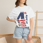 4th of July Patriotic T-Shirt | American Flag Independence Day Shirt | USA Freedom Graphic Tee