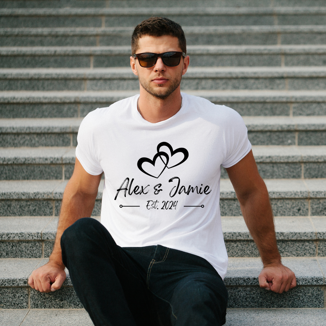 Anniversary T-Shirt Design | Couple Shirt Digital Download
